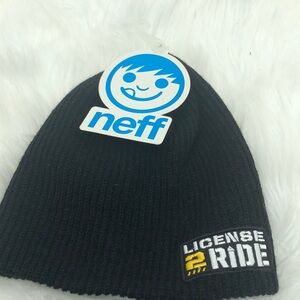 Neff Black Beanie Hat - Snowboard Ski